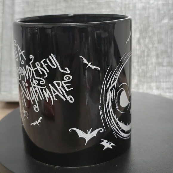 NBC Nightmare before Christmas what a colorful Nightmare glow in dark Mug Nwt - Picture 2 of 7